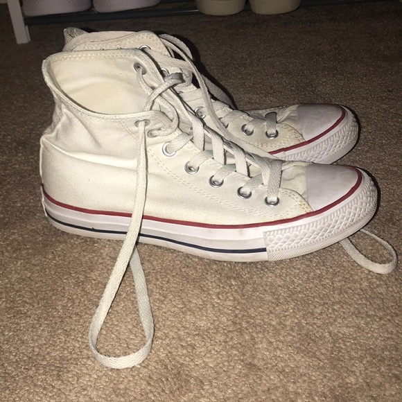 Converse Shoes - White High top Converse